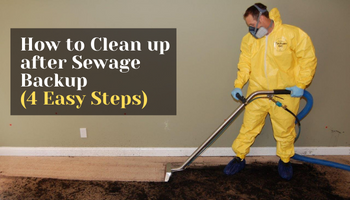 How to Clean up after Sewage Backup